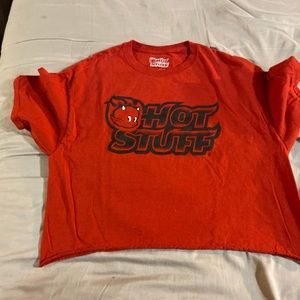 Hot Stuff Cropped Shirt